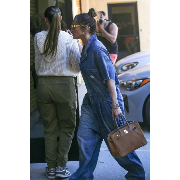 💕 R13 Debbie short sleeve coverall in Windsor blue size S JLo jumpsuit onesie - Picture 3 of 13